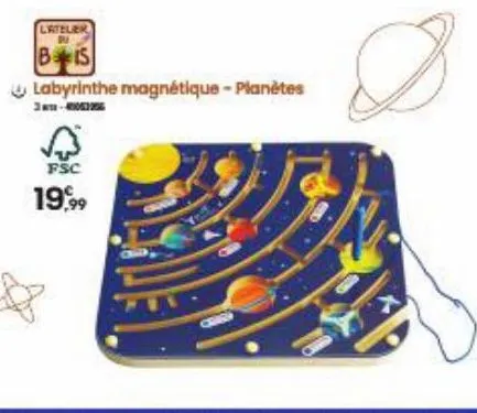 l'atelier  bis  labyrinthe magnétique - planètes 3-4057226  fsc  19,99 