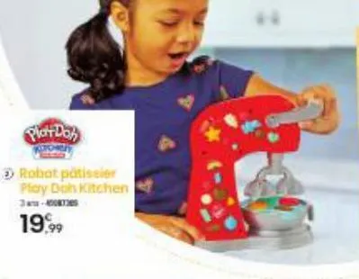 play doh  robot patissier play doh kitchen  19,99 