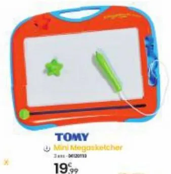 tomy  mini megasketcher jan-0412013  19,99 