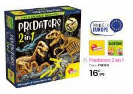 predators  denes retender  predators 2in1  plus en europe  predators 2 en 1  tax- 16,99 