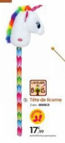 17.99  lateler  bis  tête de licorne 