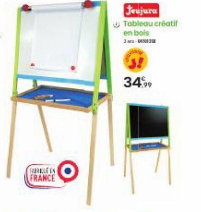 FABRIKLE EN FRANCE  Jeujura  Tableau créatif en bois 3-040358  34,99 