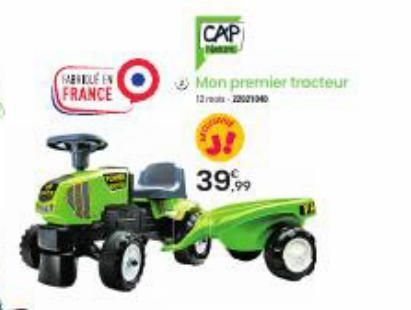 SABRIOLE EN  FRANCE  CAP  Mon premier tracteur 12 reaks-22001040  39,99 
