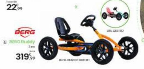 22,99  BERG  BERG Buddy  2am  319,99  BLEU ORANGE 22001811  LUA, 2221012 