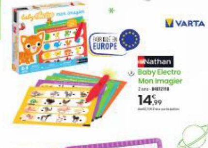 FARLEEN EUROPE  VARTA  Nathan  Baby Electro Mon Imagier 2-3481211  14,99  D 