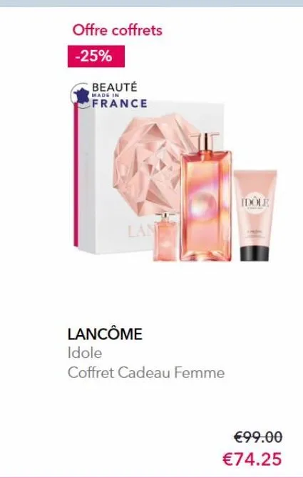 coffret cadeau lancôme