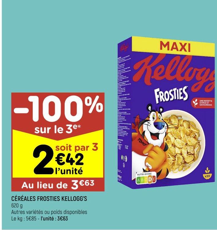 CÉRÉALES FROSTIES KELLOGG’S