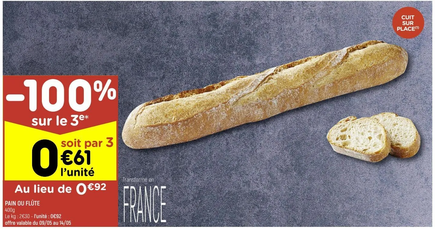pain ou flûte