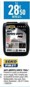 seko FIRST  ANTI DEPOTS VERTS PRO 