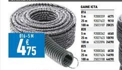 816-5M  475  GAINE ICTA  016  5m  25m  100m  8:20  5m  25m  100m  825  5m  25m  100  92000359 4675  92027622 9430  25073107 20€25  92000362 4460  92027623 1090  62332096 2490  92000345 630  92027624 1