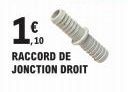10  €  RACCORD DE JONCTION DROIT 