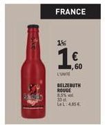 FRANCE  16  16.  €  60  L'UNITÉ  BELZEBUTH ROUGE 83% vel 33 d. LL 4.85€ 