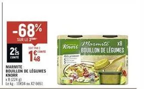 bouillon de légumes knorr