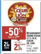 camembert Coeur de Lion