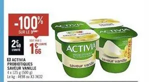 vanille activia