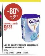 lait en poudre Gallia