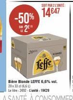 bière blonde Leffe