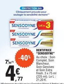 dentifrice Sensodyne