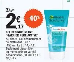 gel garnier