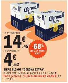 bière blonde Corona