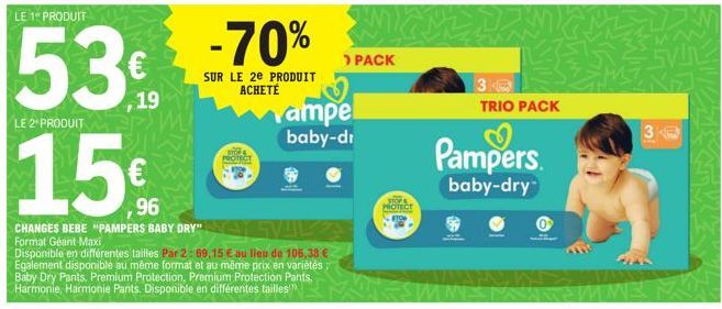 bébé Pampers