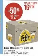 bière blonde leffe