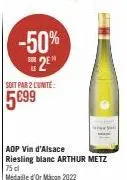 -50%  2⁹  soit par 2 l'unité  5099  yo 