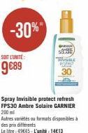 promos Garnier