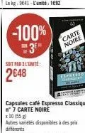 café carte noire