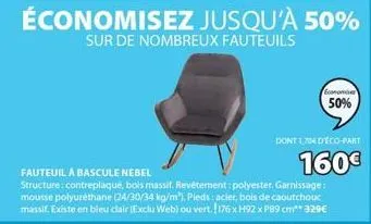 fauteuil à bascule 