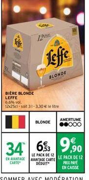 bière blonde Leffe