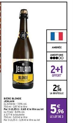 bière blonde Jenlain