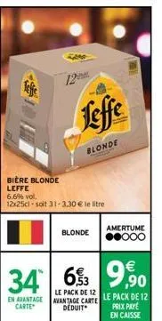 bière blonde leffe