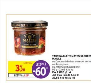 tomates séchées Maille