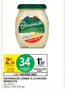 mayonnaise Bénédicta