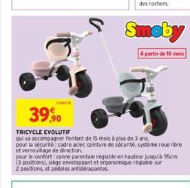 tricycle Smoby