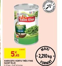 haricots verts Saint Eloi