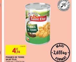 pommes de terre Saint Eloi