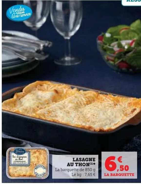 lasagne au thon