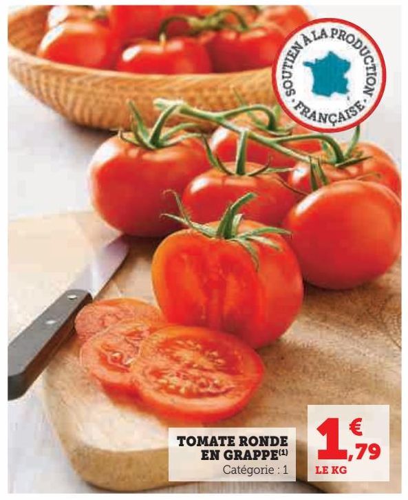 TOMATE RONDE EN GRAPPE