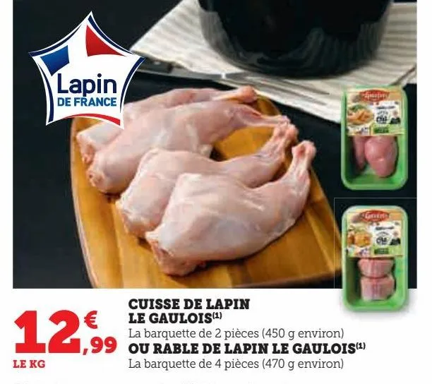 cuisse de lapin le goulois ou rable de lapin le goulois 