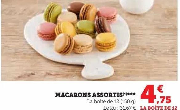 macarons assorties 