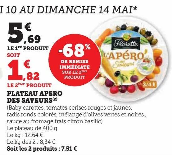 plateau apero  des saveurs