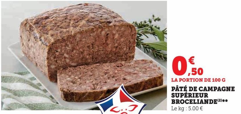 Pâté de campagne supérieur Broceliande