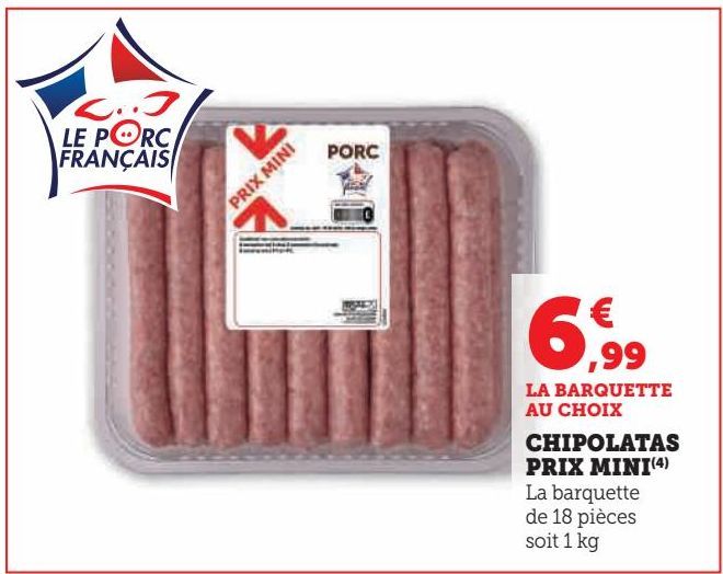 Chipolatas Prix Mini