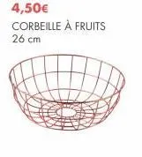 4,50€ corbeille à fruits 26 cm 