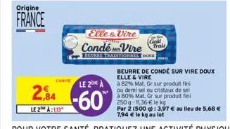 beurre elle & vire