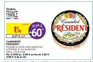 camembert président