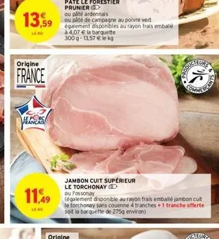 jambon cuit 