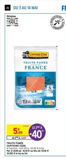 truite fumée 